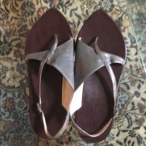 Gray green Dries Van Noten sandals gladiator 39 9